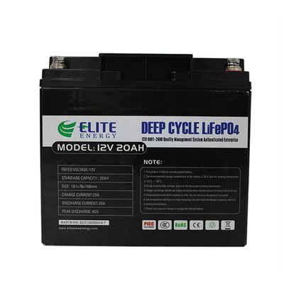 High Density 12.8V 20Ah LiFePO4 Battery Pack For Solar Street Light